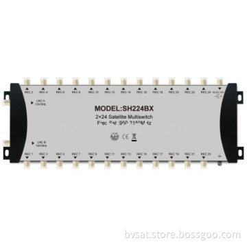 Professional Stand-alone 2x24 Series Satellite Tv Multiswitch 